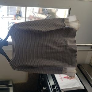 Black and white loft shirt